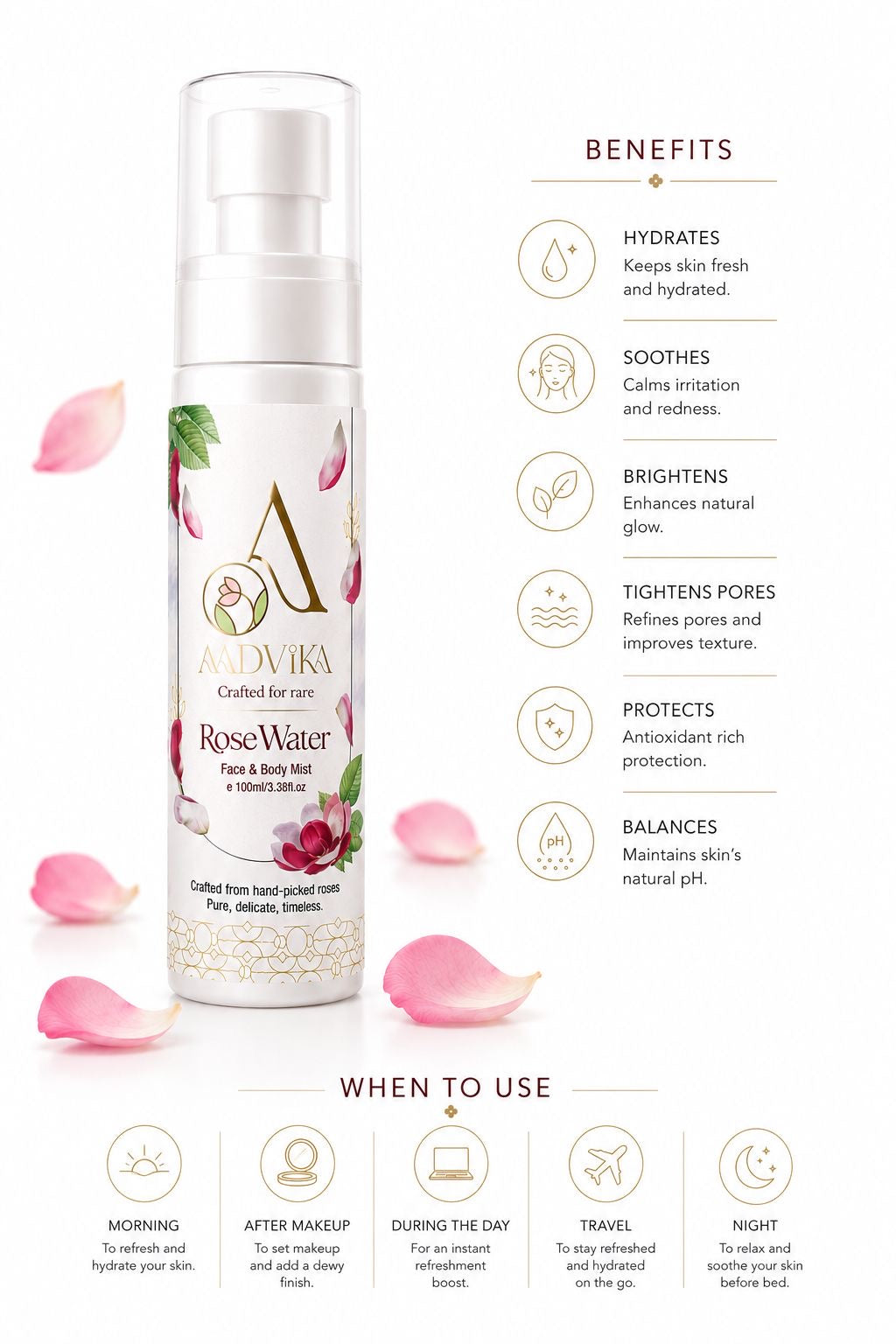 ROSE WATER - FACE & BODY MIST